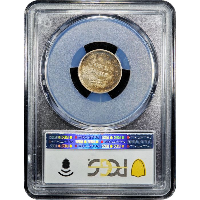 1839 Seated Liberty Dime (10c) No Drapery Reverse Image