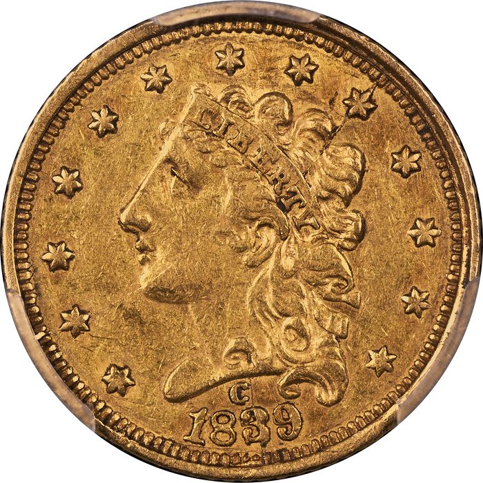 1839/8-C Classic Head Gold Quarter Eagle ($2.50) Obverse Image