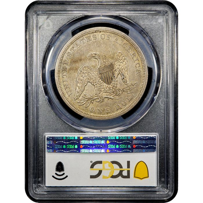 1840 Seated Liberty Dollar ($1) Reverse Slab Image