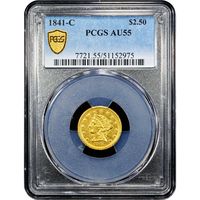 1841-C Liberty Gold Quarter Eagle ($2.50) Obverse Image