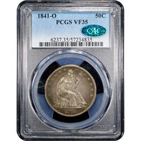 1841-O Seated Liberty Half Dollar (50c) Obverse Image