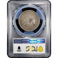 1841-O Seated Liberty Half Dollar (50c) Reverse Image