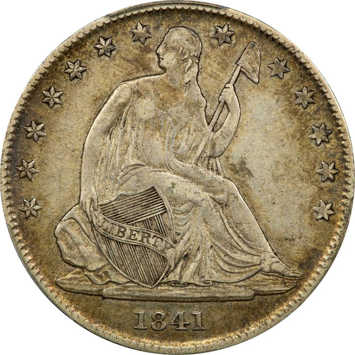 1841-O Seated Liberty Half Dollar (50c) Obverse Image