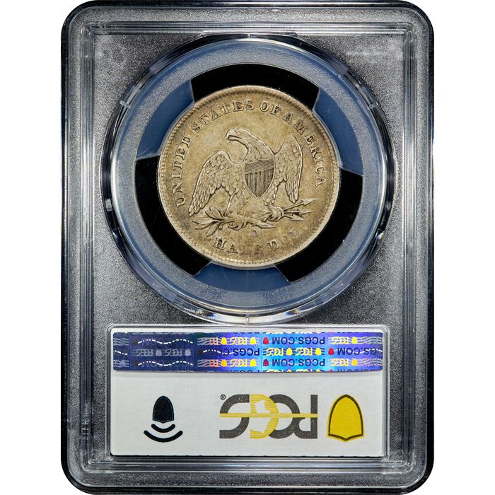 1841-O Seated Liberty Half Dollar (50c) Reverse Slab Image