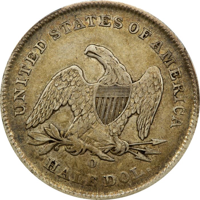 1841-O Seated Liberty Half Dollar (50c) Reverse Image