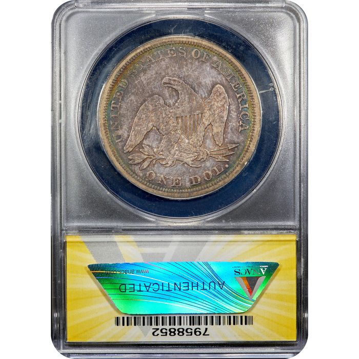 1842 Seated Liberty Dollar ($1) Reverse Image
