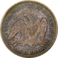 1842 Seated Liberty Dollar ($1) Photo 4