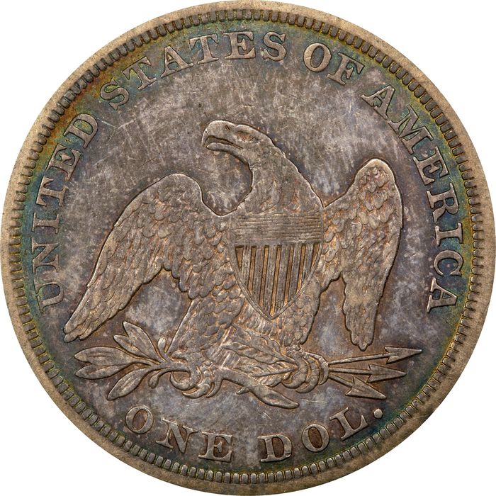 1842 Seated Liberty Dollar ($1) Photo 4