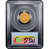 1843-O Liberty Gold Quarter Eagle ($2.50) Small Date Reverse Slab Image