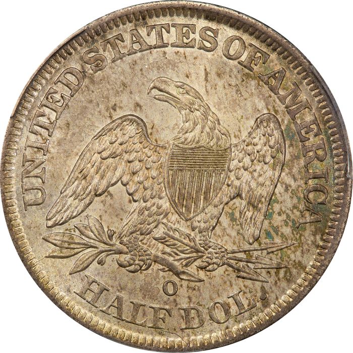 1843-O Seated Liberty Half Dollar (50c) Reverse Image