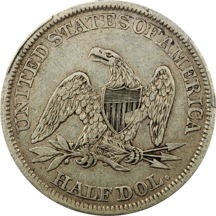 1843 Seated Liberty Half Dollar (50c) Photo 4