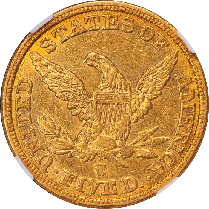 1844-C Liberty Gold Half Eagle ($5) Photo 4