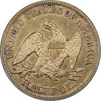 1844-O Seated Liberty Half Dollar (50c) Doubled Date Photo 4