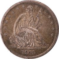 1845-O Seated Liberty Half Dollar (50c) Obverse Image