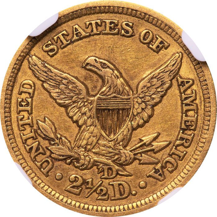1846-D/D Liberty Gold Quarter Eagle ($2.50) Winter 7-L Photo 4
