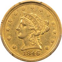 1846-O Liberty Gold Quarter Eagle ($2.50) Obverse Image
