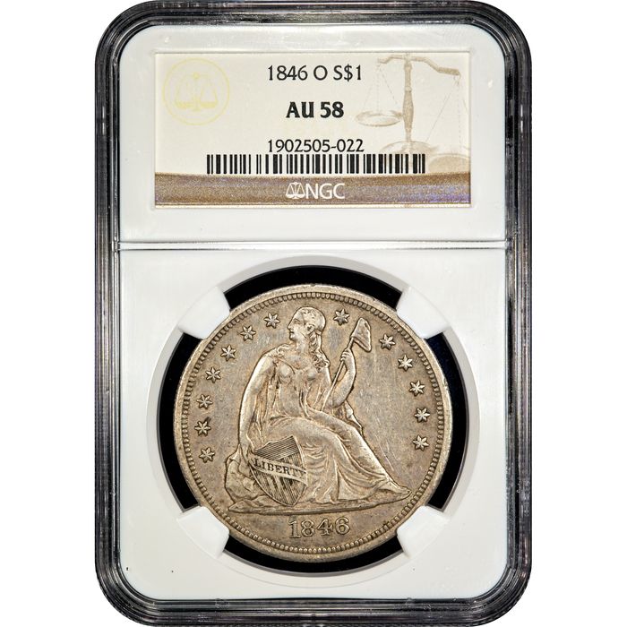1846-O Seated Liberty Dollar ($1) Obverse Slab Image
