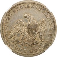 1846-O Seated Liberty Dollar ($1) Reverse Image