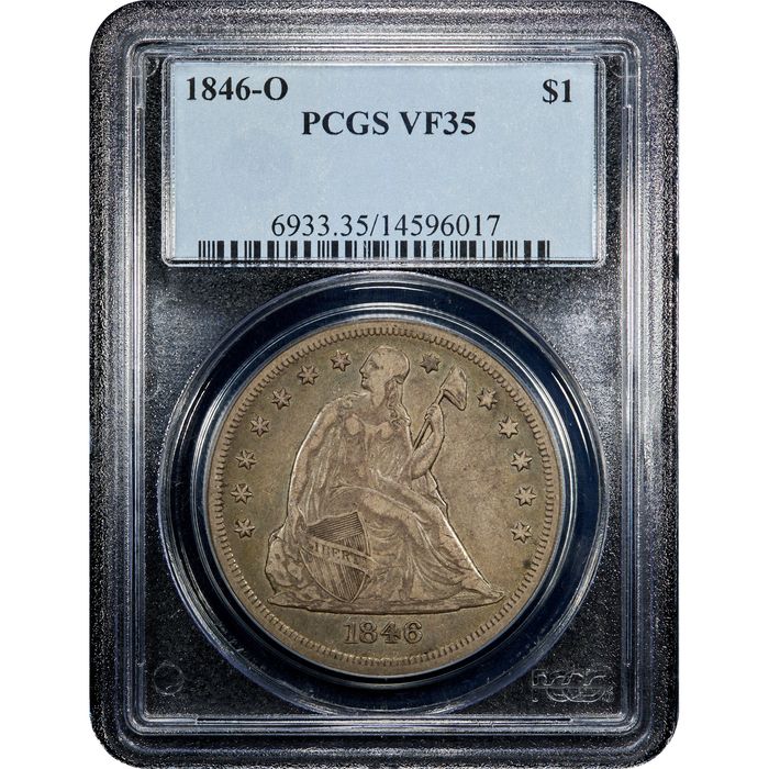 1846-O Seated Liberty Dollar ($1) Obverse Slab Image