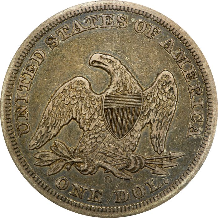 1846-O Seated Liberty Dollar ($1) Reverse Image