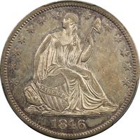 1846-O Seated Liberty Half Dollar (50c) Medium Date Photo 3
