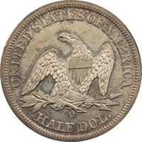 1846-O Seated Liberty Half Dollar (50c) Medium Date Photo 4