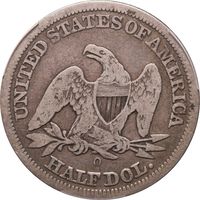 1846-O Seated Liberty Half Dollar (50c) Tall Date Photo 4