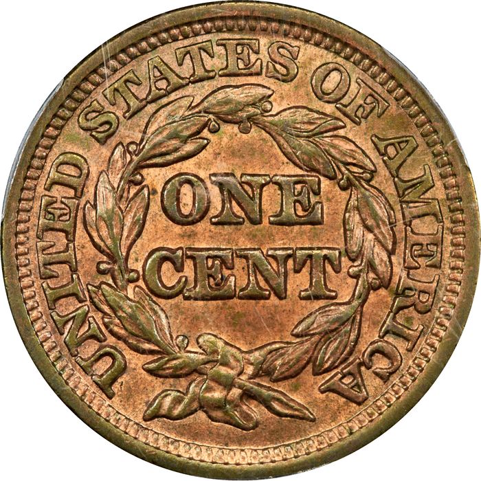 1847 Braided Hair Large Cent (1c) Photo 4