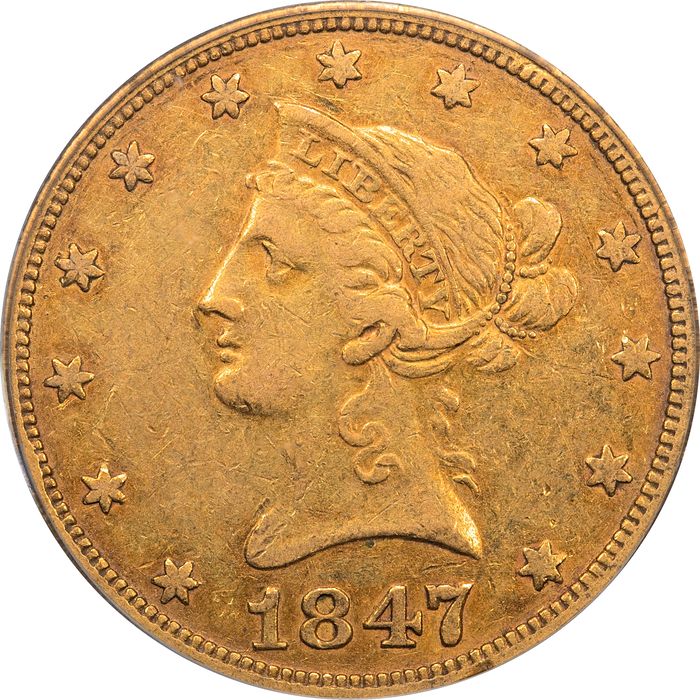 1847-O Liberty Gold Eagle ($10) Obverse Image
