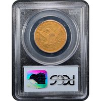 1847-O Liberty Gold Eagle ($10) Reverse Slab Image