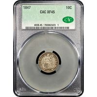 1847 Seated Liberty Dime (10c) Obverse Image