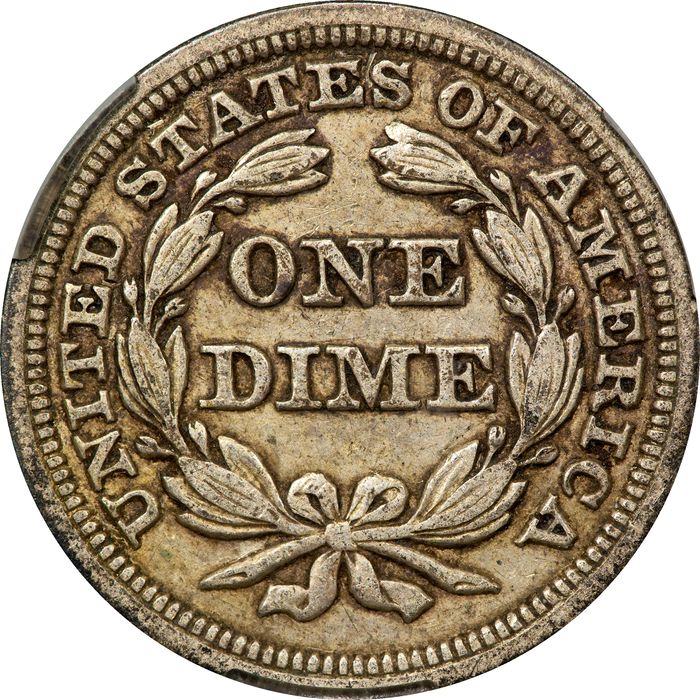 1847 Seated Liberty Dime (10c) Photo 4