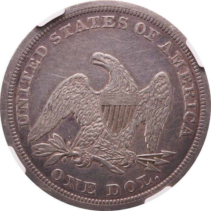 1847 Seated Liberty Dollar ($1) Photo 4
