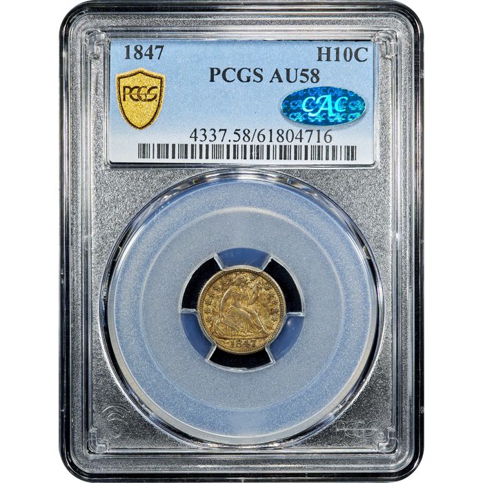 1847 Seated Liberty Half Dime (H10C) Obverse Image