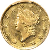 1849-D Gold Dollar ($1) Obverse Image