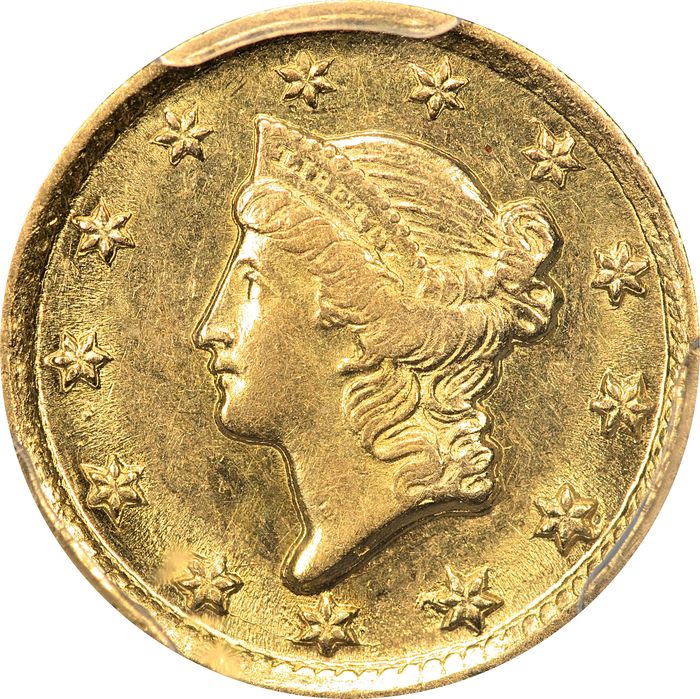 1849-D Gold Dollar ($1) Obverse Image