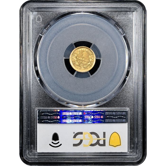 1849-D Gold Dollar ($1) Reverse Slab Image
