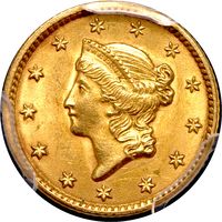 1849 Gold Dollar ($1) No L Photo 3