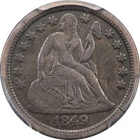 1849-O Seated Liberty Dime (10c) Obverse Image