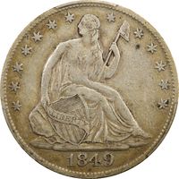 1849-O Seated Liberty Half Dollar (50c) Photo 3