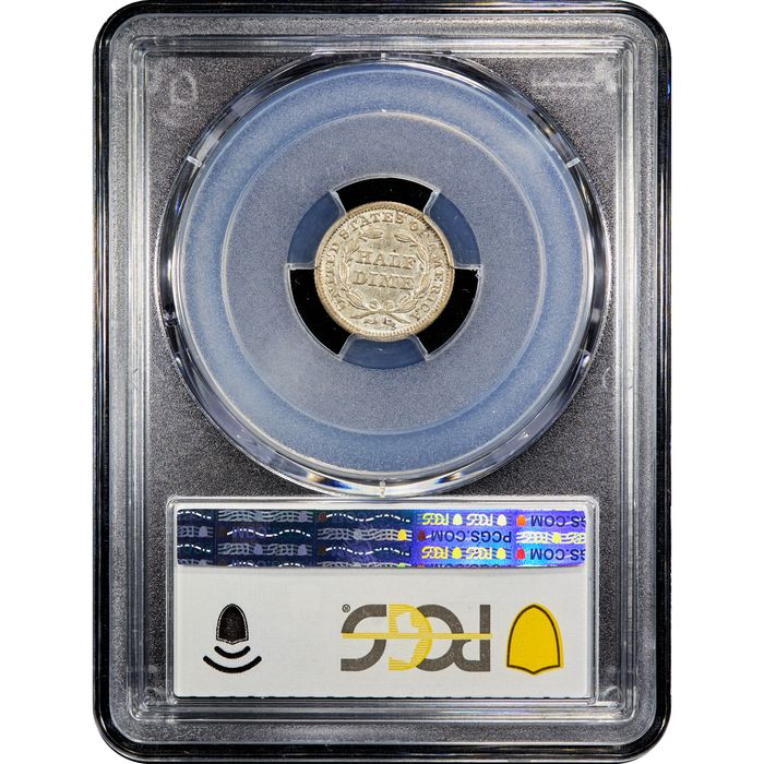 1850 Seated Liberty Half Dime (H10C) Reverse Image