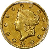 1851-C Gold Dollar ($1) Obverse Image