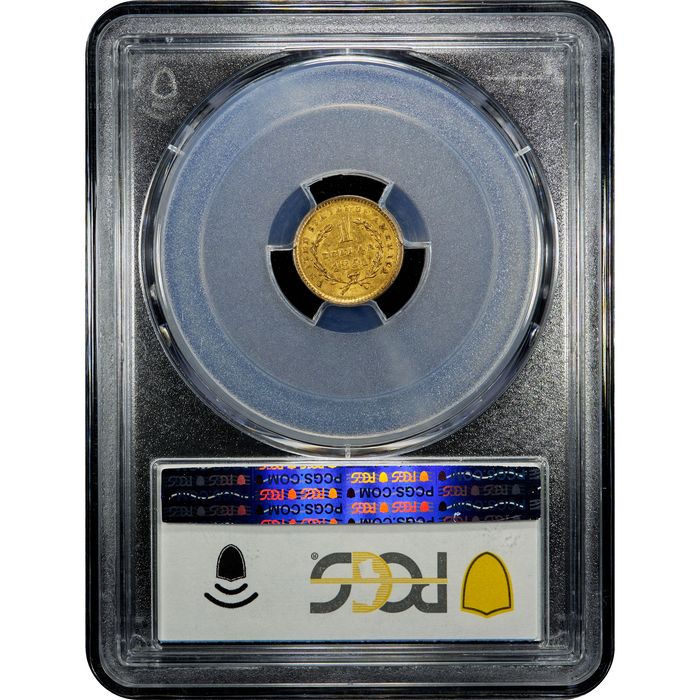 1851 Gold Dollar ($1) Reverse Image