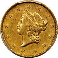 1851 Gold Dollar ($1) Photo 3