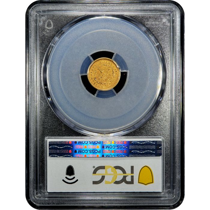1851 Gold Dollar ($1) Reverse Image