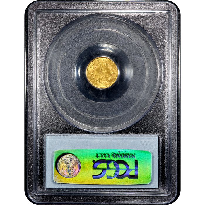 1851 Gold Dollar ($1) Reverse Image