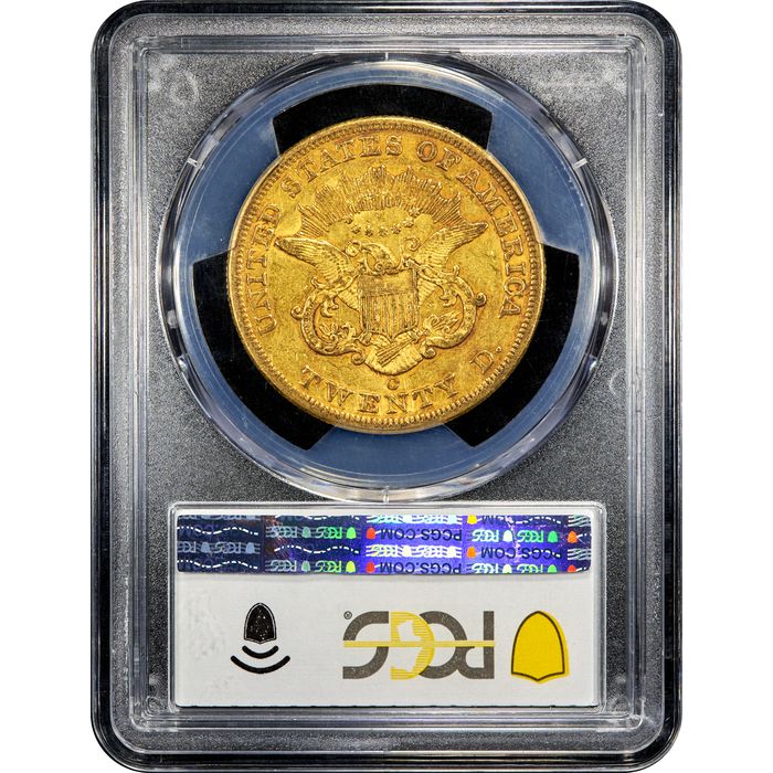 1851-O Liberty Gold Double Eagle ($20) Reverse Image