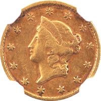 1852-C Gold Dollar ($1) Obverse Image