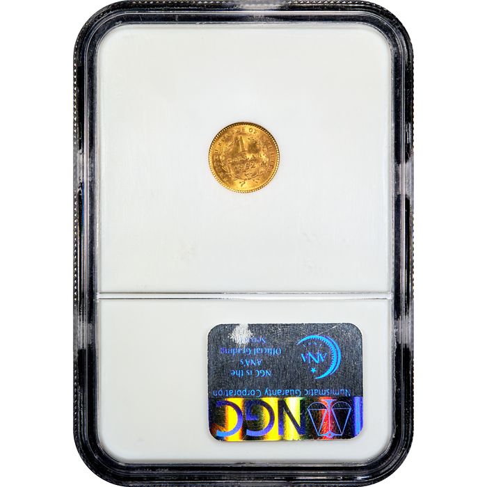 1852 Gold Dollar ($1) Reverse Image
