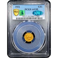 1852 Gold Dollar ($1) Obverse Image